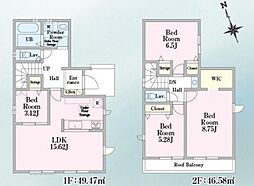 朝霞市根岸台7丁目　新築一戸建て　第2期　5号棟