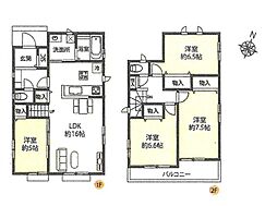 草加市清門2丁目　新築一戸建て　42番　D号棟