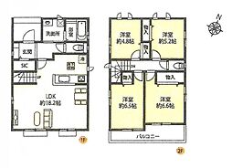 草加市清門2丁目　新築一戸建て　42番　C号棟