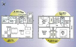 草加市八幡町　新築一戸建て　第9　1号棟
