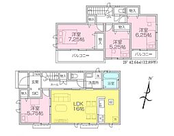 所沢市北原町　新築一戸建て　Ｂ号棟