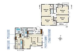 練馬区大泉学園町6丁目　新築一戸建て　3期　1号棟