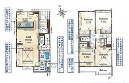 上尾市瓦葺　新築一戸建て　2期　2号棟