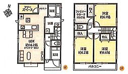 さいたま市北区吉野町2丁目　新築一戸建て　191番　Ｃ号棟