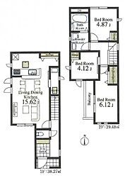 練馬区南田中4丁目　新築一戸建て　第2　2号棟