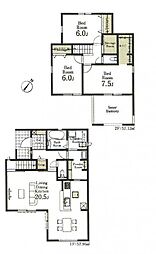 所沢市北野南1丁目　新築一戸建て　第2　4号棟