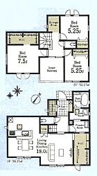 所沢市北野南1丁目　新築一戸建て　第2　1号棟