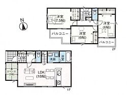 蕨市南町4丁目　新築一戸建て　2号棟
