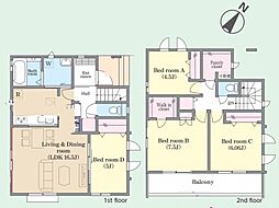 八潮市緑町3丁目11番　新築一戸建て　B号棟