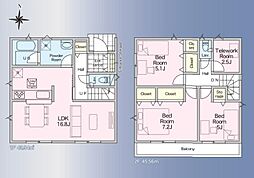 春日部市谷原3丁目　新築一戸建て　第3　2号棟