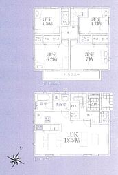 所沢市下富　新築一戸建て　第3　1号棟