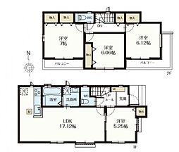 草加市西町　新築一戸建て　55番　Ｄ号棟