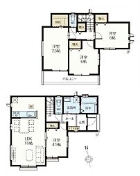 三郷市戸ケ崎　新築一戸建て　3154番　Ｂ号棟