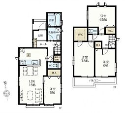 川口市南鳩ヶ谷7丁目　新築一戸建て　2期　B号棟