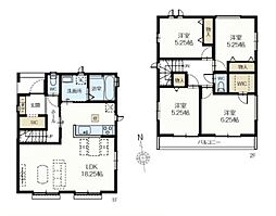 川口市南鳩ヶ谷7丁目　新築一戸建て　2期　D号棟