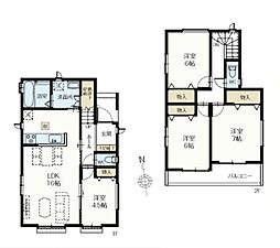 川口市南鳩ヶ谷7丁目　新築一戸建て　2期　G号棟