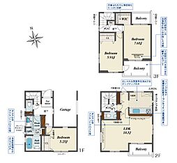 川越市新宿町5丁目　新築一戸建て　1号棟