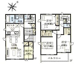 桶川市上日出谷南3丁目　新築一戸建て　4期　2号棟