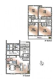 新座市畑中1丁目　新築一戸建て　2号棟