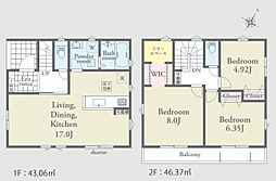 春日部市藤塚　新築一戸建て　24−2期　1号棟