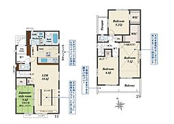 所沢市東狭山ケ丘1丁目　新築一戸建て　4号棟
