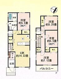 上尾市西宮下3丁目 新築一戸建て 第7 C号棟