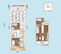 西東京市新町2丁目　新築一戸建て　1号棟