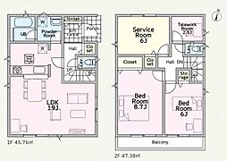 吉川市吉川1丁目　新築一戸建て　第24　1号棟
