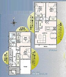 蕨市塚越6丁目　新築一戸建て　第5　1号棟