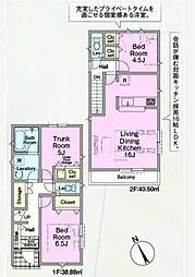 東村山市久米川町1丁目　新築一戸建て　第42　2号棟