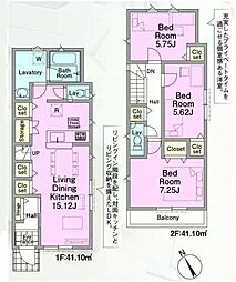 東村山市久米川町1丁目　新築一戸建て　第42　4号棟