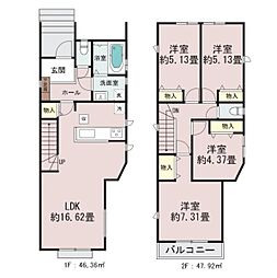 富士見市鶴瀬東2丁目　新築一戸建て　V　N号棟