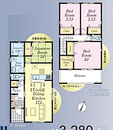 富士見市水谷東1丁目　新築一戸建て　第10　1号棟