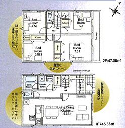 草加市瀬崎5丁目 新築一戸建て 第8 3号棟