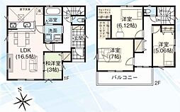 川口市東貝塚　新築一戸建て　6期　2号棟