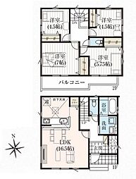 川口市大字東貝塚 新築一戸建て 7期 2号棟