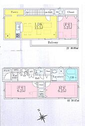 新座市畑中2丁目　新築一戸建て　第29　1号棟
