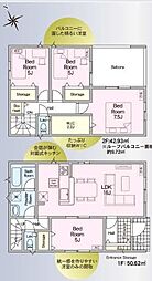 三郷市早稲田6丁目　新築一戸建て　第28　3号棟