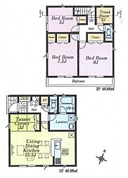 川越市寺尾　新築一戸建て　第17　3号棟