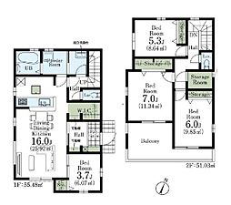 川越市寺尾　新築一戸建て　第4期　2号棟