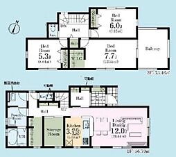 川越市寺尾　新築一戸建て　第4期　1号棟