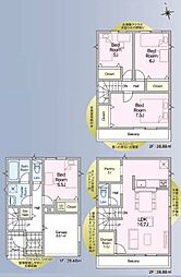 川口市飯塚1丁目　新築一戸建て　第2　2号棟
