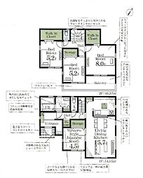 さいたま市岩槻区上野1丁目 新築一戸建て 3期 2号棟