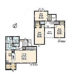 東村山市久米川町3丁目　新築一戸建て　第2　1号棟