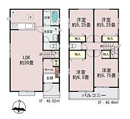 新座市栄3丁目　新築一戸建て　Ｄ号棟