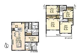 所沢市上新井1丁目　新築一戸建て　14期　4号棟