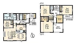 所沢市上新井1丁目　新築一戸建て　14期　6号棟