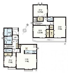 新座市石神4丁目　新築一戸建て　5期(1工区)　F号棟