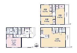 川口市里　新築一戸建て　2号棟