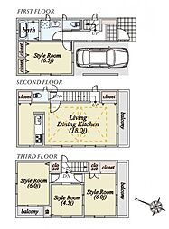 さいたま市浦和区元町1丁目　新築一戸建て　Ｂ号棟